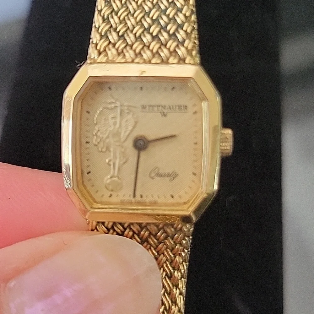 Ladies GT Wittnauer 1970’s Angel Of Lighting Watch Gold Tone Need New Battery